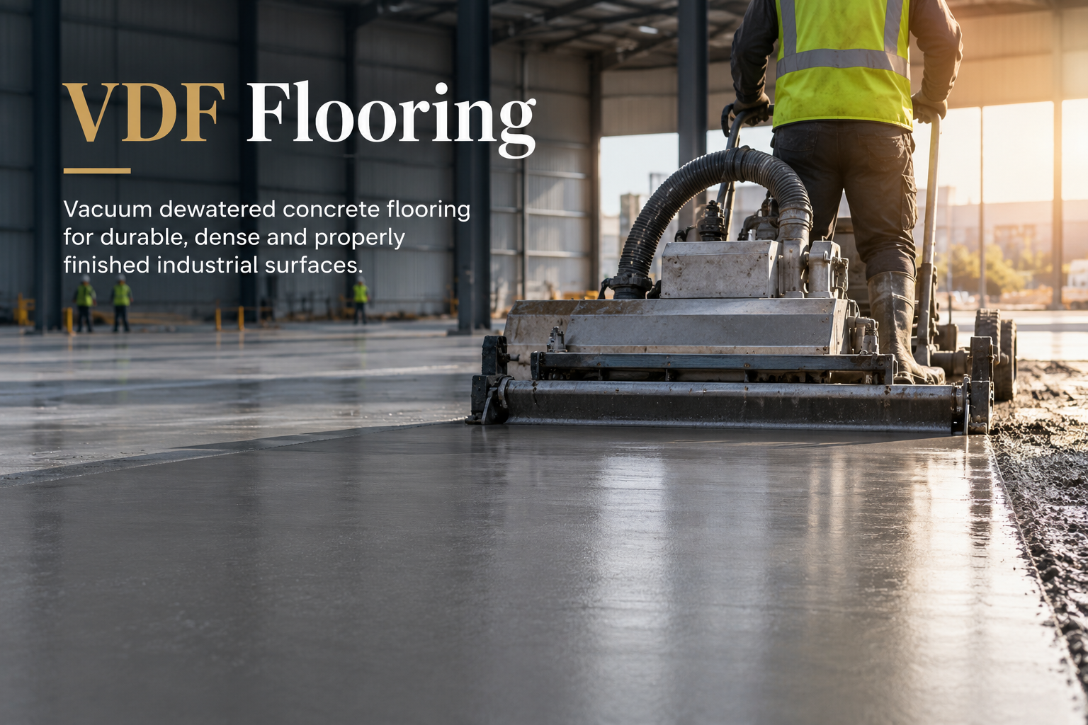 VDF Flooring industrial flooring application